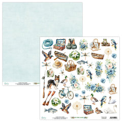 By The Lake - Mintay Papers - 12"x12" Double-sided Patterned Paper - Paper 09