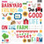 EIEIO - Bella Blvd - Chipboard Stickers 12"X12"