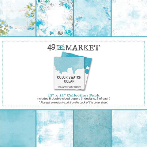 Color Swatch: Ocean - 49 & Market - Collection Pack 12"X12"