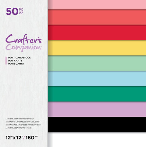 Crafter's Companion - Everyday Brights - 12"x12" Paper Pad
