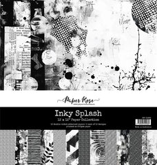 Inky Splash - Paper Rose - 12"x12" Collection Pack