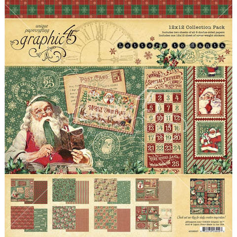 Letters To Santa - Graphic 45 - Collection Pack 12"x12"