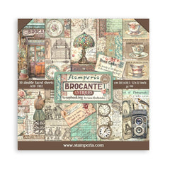 Brocante Antiques - Stamperia - 12"x12" Paper Pad (3240)