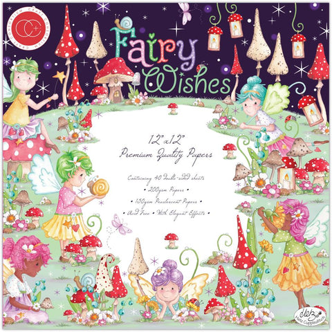 Fairy Wishes - Craft Consortium - Double-Sided Paper Pad 12"X12" 40/Pkg
