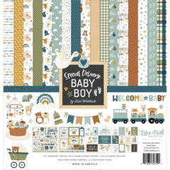 Special Delivery BABY BOY - Echo Park - Collection Kit 12"X12"