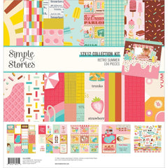 Retro Summer - Simple Stories - Collection Kit 12"X12"