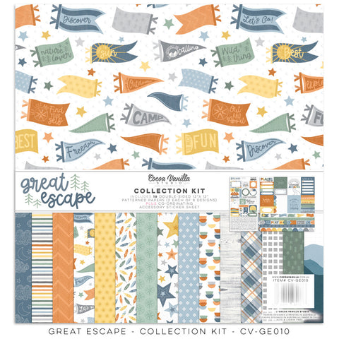 Great Escape - Cocoa Vanilla Studios - 12"x12" Collection Kit