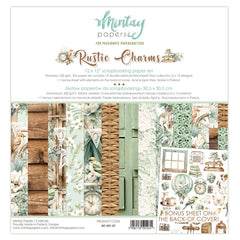 Rustic Charms - Mintay Papers - 12"x12" Paper Set