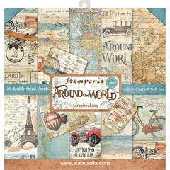Around The World - Stamperia - Double-Sided Paper Pad 12"X12" 10/Pkg