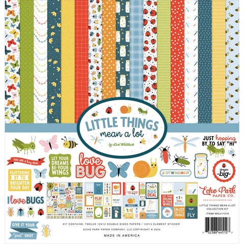 Little Things Mean A Lot - Echo Park - Collection Kit 12"X12"