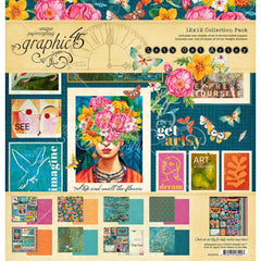 Let's Get Artsy - Graphic45 - Collection Pack 12"X12"