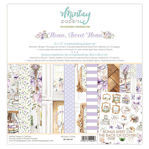 Home Sweet Home - Mintay Papers - 12"x12" Paper Set