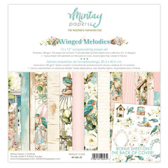 Winged Melodies - Mintay Papers - 12"x12" Paper Set
