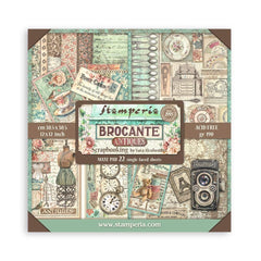 Brocante Antiques - Stamperia - 12"x12" Paper Pad - Maxi (3264)