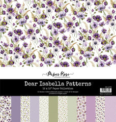 Dear Isabella - Paper Rose - 12"x12" Collection Pack - Patterns