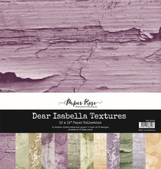 Dear Isabella - Paper Rose - 12"x12" Collection Pack - Textures