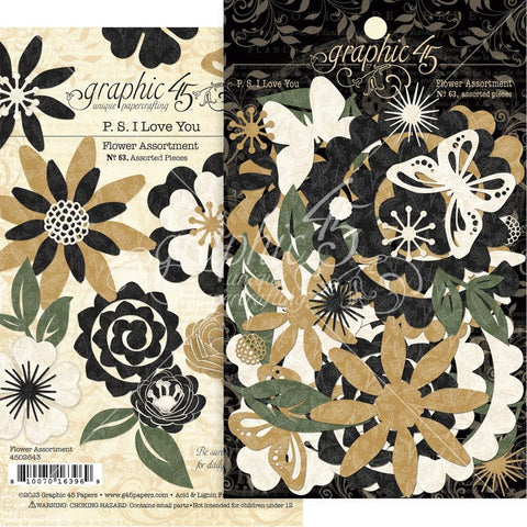 P.S. I Love You - Graphic 45 - Flower Assortment