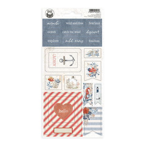 Sea La Vie - P13 - Chipboard Sticker Sheet 01 (5606)