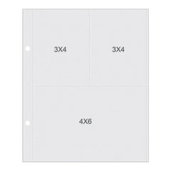 Simple Stories - Sn@p! Pocket Pages For 6"X8" Binders 10/Pkg -  (1) 4"X6" & (2) 3"X4" Pockets (2005)