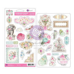 Avec Amour- Prima Marketing - Chipboard Stickers 32/Pkg (2127)