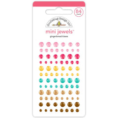 Gingerbread Kisses- Doodlebug - Adhesive Mini Jewels - Gingerbread Kisses Assortment (2267)