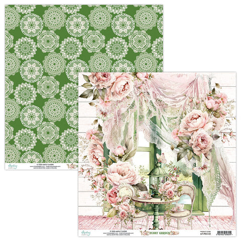 Peony Garden - Mintay Papers - 12X12 Patterned Paper - Paper 2