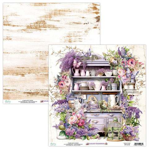 Lilac Garden - Mintay Papers - 12"x12" Patterned Paper - Paper 02