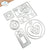 Elizabeth Craft Designs - Die Set - Pocket Page Fillers 2 - Full Size Postage Stamps (9342)