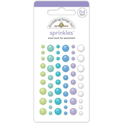 Snow Much Fun - Doodlebug - Sprinkles Adhesive Enamel Dots - Snow Much Fun Assortment (3448)