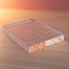 Prism Studio - Acrylic Stamping Blocks (with Grips) - 3" X 4"