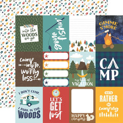 Into The Wild - Echo Park - Double-Sided Cardstock 12"X12" - 3"x4" Journaling Cards (Copy)