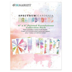 Spectrum Gardenia - 49 & Market - Collection Pack 6"X8" - Painted Foundations (3558)