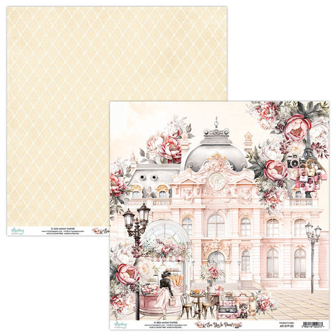 See You In Paris - Mintay Papers - 12"x12" Double-sided Patterned Paper - Paper 03