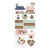 Coffee Break - P13 - Chipboard Stickers 4.1"X8.7" - #03 (1411)