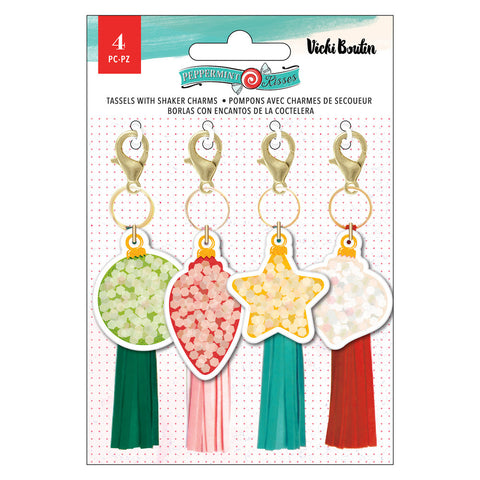 Peppermint Kisses - Vicki Boutin - Tassels 4/Pkg (4293)