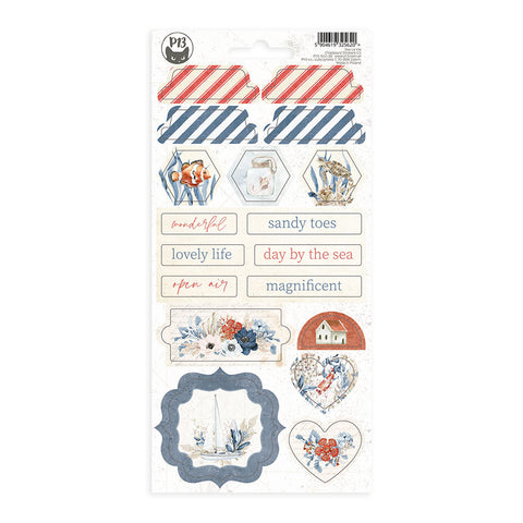 Sea La Vie - P13 - Chipboard Sticker Sheet 03 (5620)