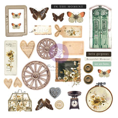 In The Moment - Prima Marketing - Cardstock Ephemera 60/Pkg (4077)