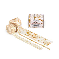 Christmas Spectacular 2023 - 49 & Market - Washi Tape Set 3/Pkg - Golden (4487)