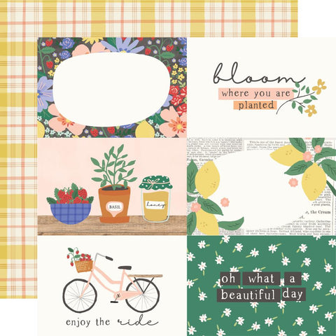The Little Things - Simple Stories - Double-Sided Cardstock 12"X12" - 4"X6" Elements