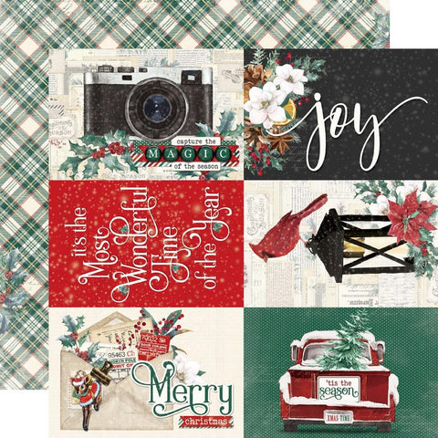 Simple Vintage 'Tis The Season - Simple Stories - Double-Sided Cardstock 12"X12 - 4"x6" Elements