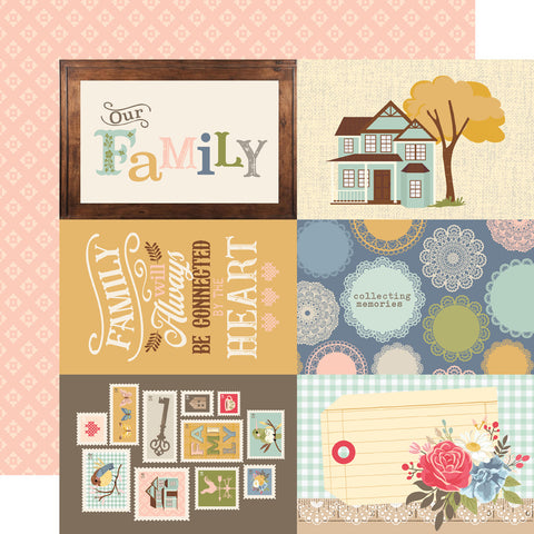 Front Porch - Simple Stories - Double-Sided Carstock 12"X12" - 4"x6" Elements
