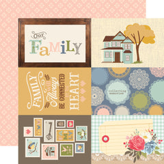 Front Porch - Simple Stories - Double-Sided Carstock 12"X12" - 4"x6" Elements