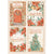 All Around Christmas - Stamperia - A4 Rice Paper - 4 Cards (9151)