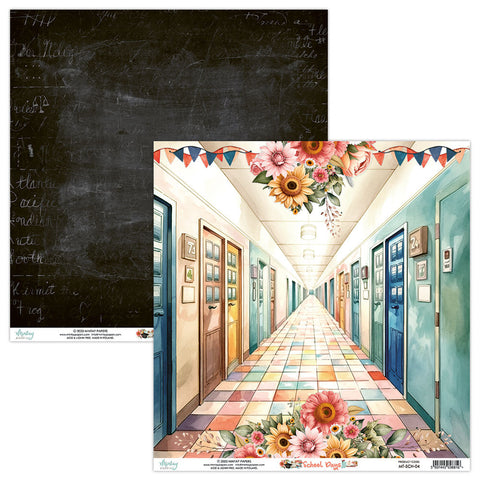 School Days  - Mintay Papers - 12X12 Patterned Paper - Paper 4