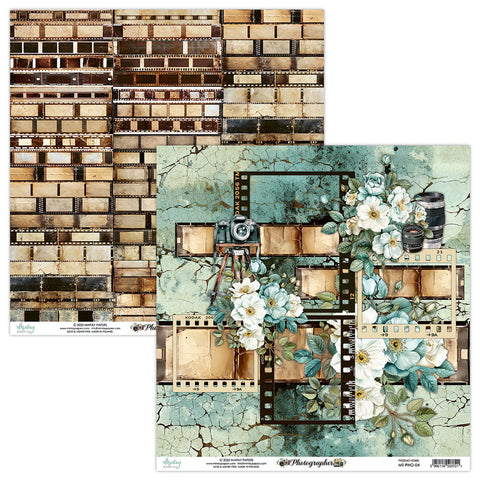 Photographer - Mintay Papers - 12"x12" Patterned Paper - Paper 04