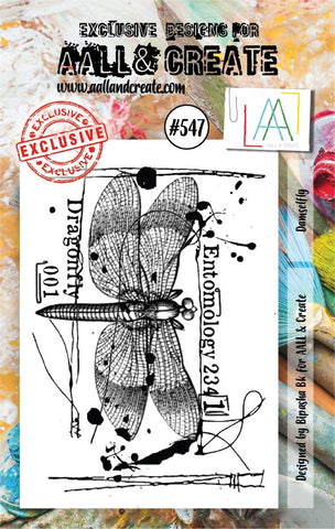 AALL & Create  - Clear Stamp Set, #547 - Damselfly