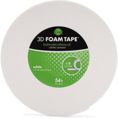 iCraft - 3D Foam Tape - Jumbo Roll White