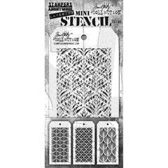 Tim Holtz - Mini Layered Stencil Set 3/Pkg - #60