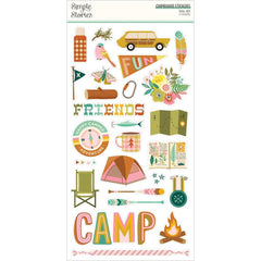 Trail Mix - Simple Stories - Chipboard Stickers 6"X12"