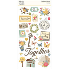 Front Porch - Simple Stories - 6"X12" Chipboard Stickers